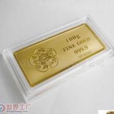 上海造幣廠鑄造24k黃金投資金條 集投資、收藏與禮品價值于一身